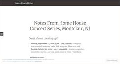 Desktop Screenshot of notesfromhomenj.com
